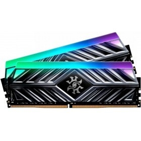 Модуль памяти ADATA XPG SPECTRIX D41 RGB Grey Gaming Memory AX4U36008G18I-DT41 16GB DDR4 3600 DIMM Non-ECC, CL18, 1.35V, Heat Shield, Kit (2x8GB), RTL