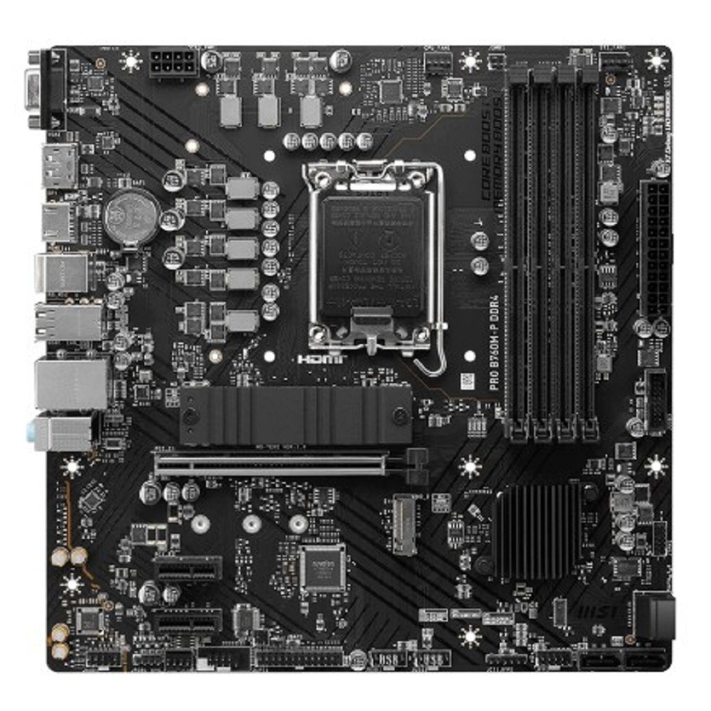 MICROSTAR MSI PRO B760M-P DDR4 {LGA1700, 4xDDR4 4xSATA3 RAID 2xM.2 HDMI DP mATX} RTL