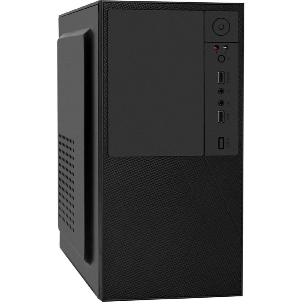 Компьютерный корпус Minitower ExeGate BAA-308 (mATX, без БП, 2*USB, HD Audio, черный)
