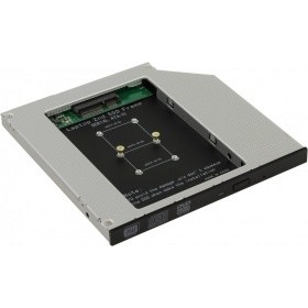 ORIENT Адаптер UHD-2MSC9, для SSD mSATA для установки в SATA отсек оптического привода ноутбука 9.5 мм (30344)