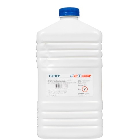 Тонеры и девелоперы Тонер (CPT) + носитель CE28 TN-324Y для KONICA MINOLTA Bizhub C258/308/368 (Japan) Yellow, 550г/бут, CET111055550, TN-324Y