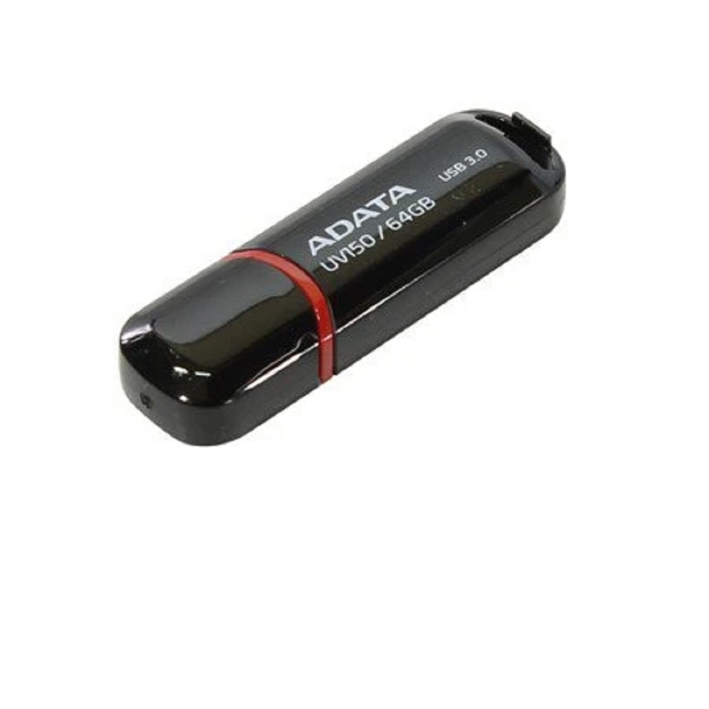 A-DATA Flash Drive 64GB UV150 AUV150-64G-RBK {USB3.0, Black}
