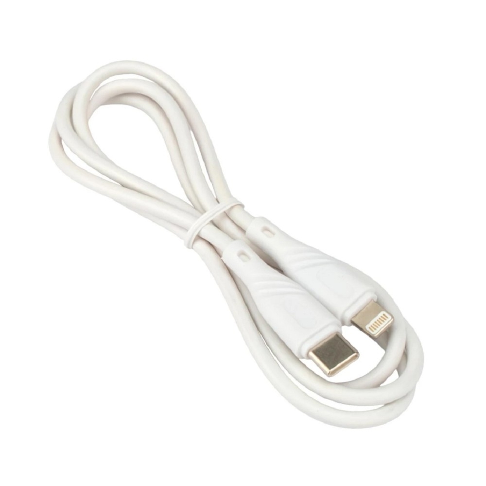Cablexpert Кабель USB2.0 Lightning/Type-C, 2.1А, 20Вт, PD, медь, Mobile1, 1м, белый, коробка (CCB-USB2-CMAPO1-1MW)
