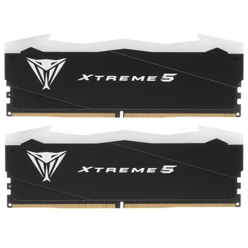 Patriot DDR5 DIMM 32GB 2x16Gb 8000MHz PVXR532G80C38K Viper Xtreme 5 RGB RTL Gaming PC5-64000 CL38 288-pin 1.45В с радиатором Ret