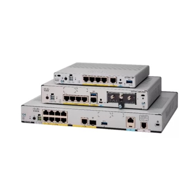 Cisco C1111-4P Маршрутизатор ISR 1100 4 Ports Dual GE WAN Ethernet Router 
