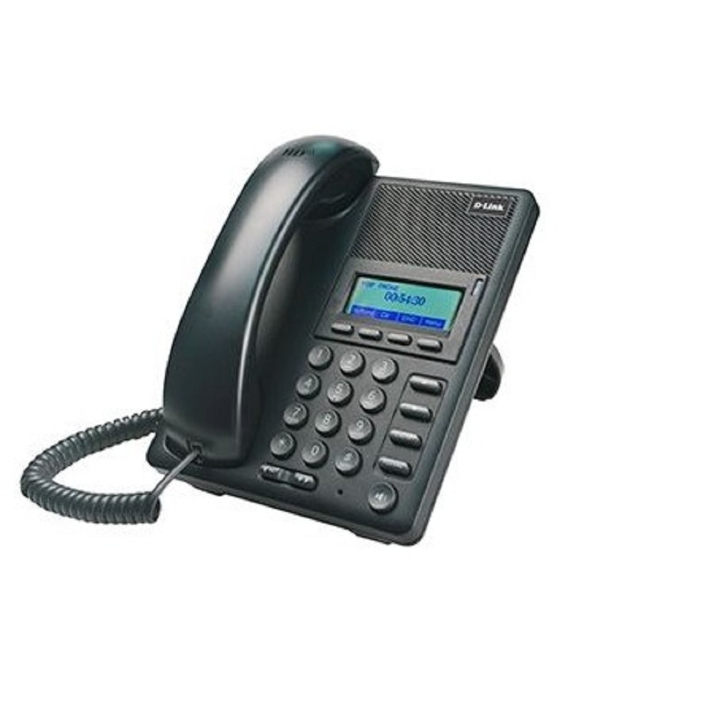 D-Link DPH-120SE/F1B IP-телефон, 100Base-TX WAN PoE, 100Base-TX LAN, без адаптера питания в комплекте