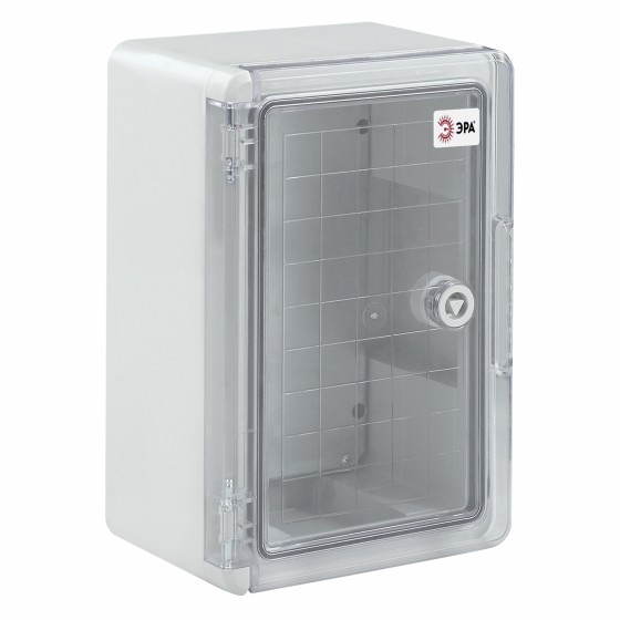 Эра Б0052352 Щит пластиковый ЩМП-П box302013_t 300х200х130мм прозрачная дверь УХЛ1 IP65 IK10