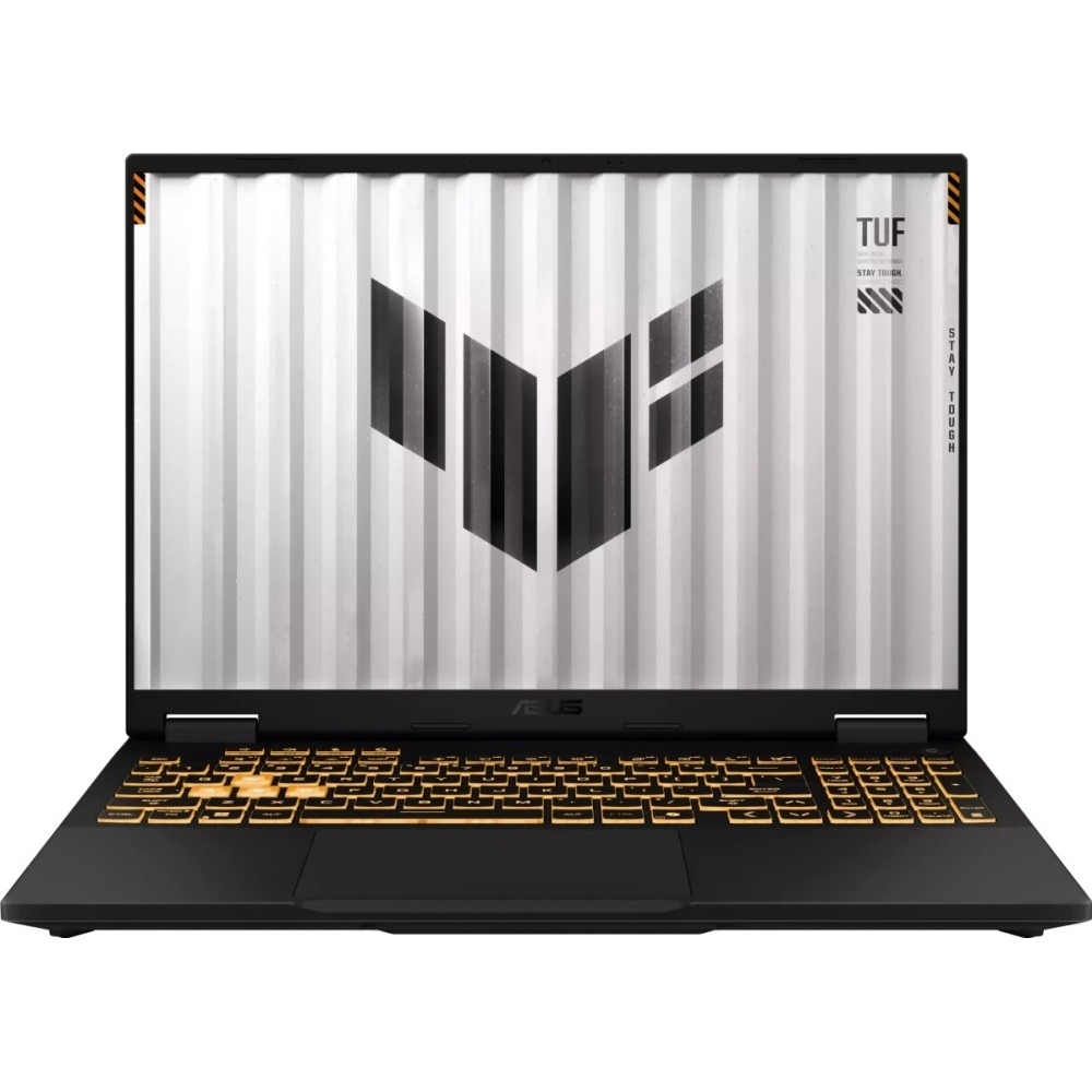 Ноутбук ASUS TUF Gaming F16 FX608JHR-RV035, 16" (1920x1200) IPS 165 Гц/Intel Core i7-14650HX/16 ГБ DDR5/512 ГБ SSD/NVIDIA GeForce RTX 5050 для ноутбуков (8 Гб)/Без системы, Серый (90NR0NA1-M003C0)