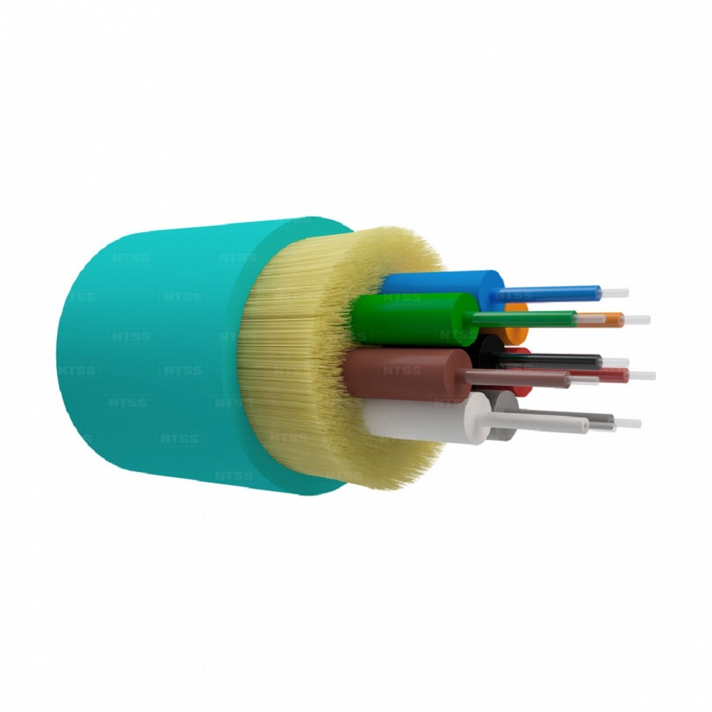 NTSS Оптический кабель внутренний NTSS PREMIUM 8 волокон OM3, 50/125, LSZH(нг(A)-HF), АКВА NTSS-FO-D-IN-PM-503-8-LSZH