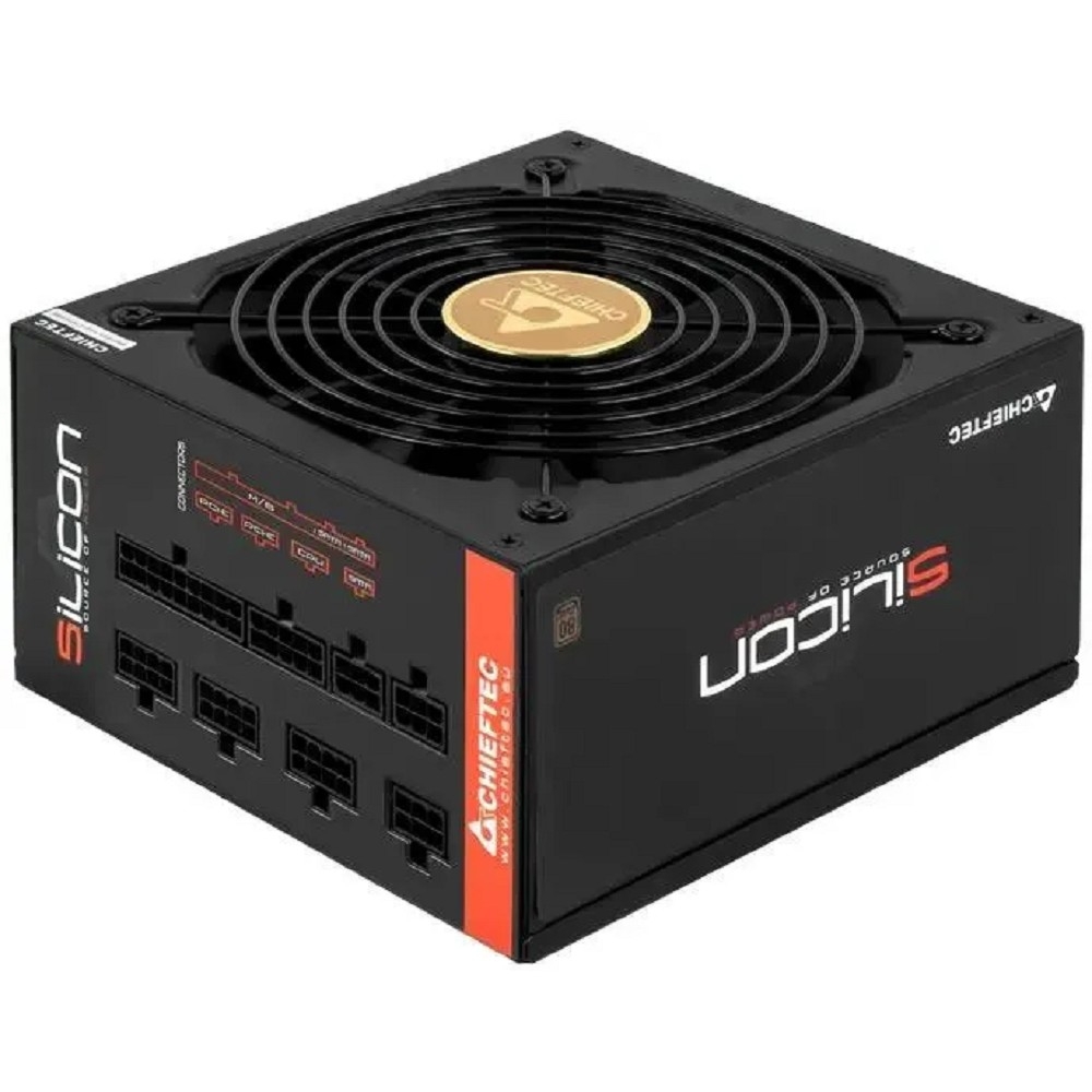 650W Модульный БП Chieftec Silicon SLC-650C (ATX 2.3, 650W, 80 PLUS BRONZE, Active PFC, 140mm fan, Full Cable Management) Retail