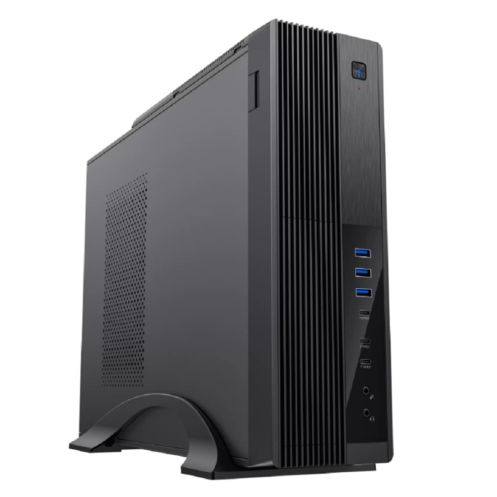 Zircon ZN-616-300W (MATX SFF, Черн, БП SFX 300W, 3*USB3.0, 3*Type-C, CR, 1*80мм)