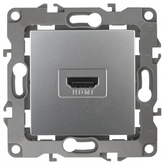 Эра Б0027483 12-3114-03 Розетка HDMI, Эра12, алюминий