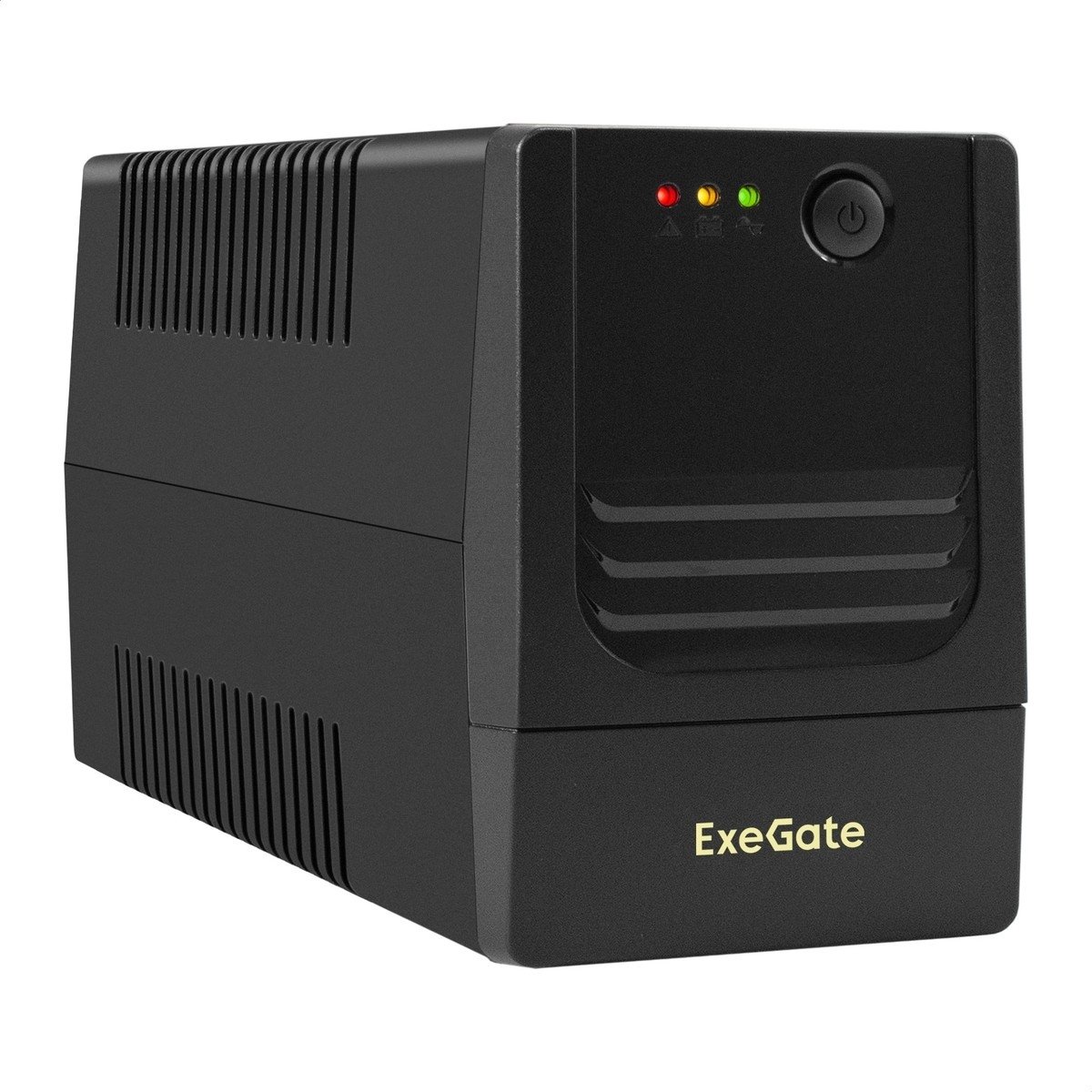 Источник бесперебойного питания ExeGate Power NB-500.LED.AVR.4C13 (500VA/300W, LED, AVR, 4*C13, батарея 12V 4.5Ah, черный)