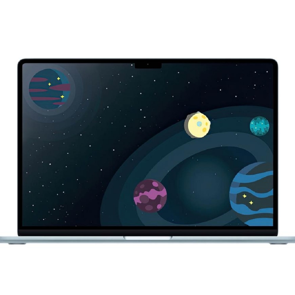 Apple MacBook Air 15-inch 2024 [MC7A4ZP/A] (КЛАВ.РУС.ГРАВ.) Sky Blue 15.3" Liquid Retina {(2880x1864) M4 8C CPU 10C GPU/16GB/256GB SSD/рекоменд.переходник 1991284} (A3241)
