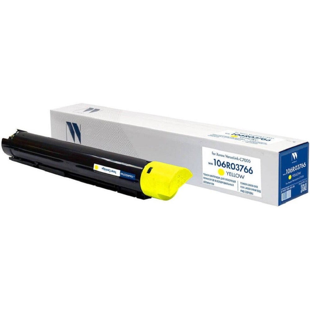 Картридж лазерный NVPrint совместимый NV-106R03766 Yellow для Xerox VersaLink-C7000 (10100k)