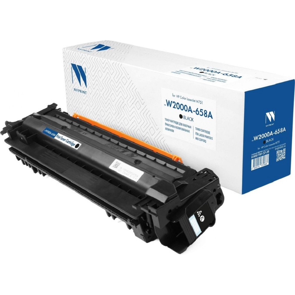 Картридж NVPrint совместимый NV-W2000A 658A черный для HP Color LaserJet M751 (7000k)
