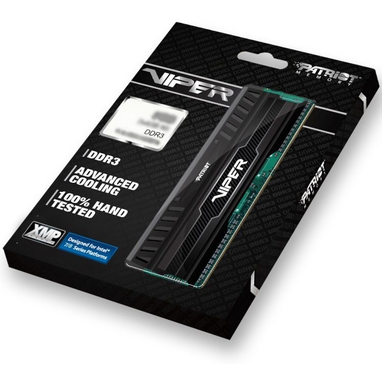 Память DDR3 2x8Gb 1600MHz Patriot PV316G160C0K RTL PC3-12800 CL10 DIMM 240-pin 1.5В