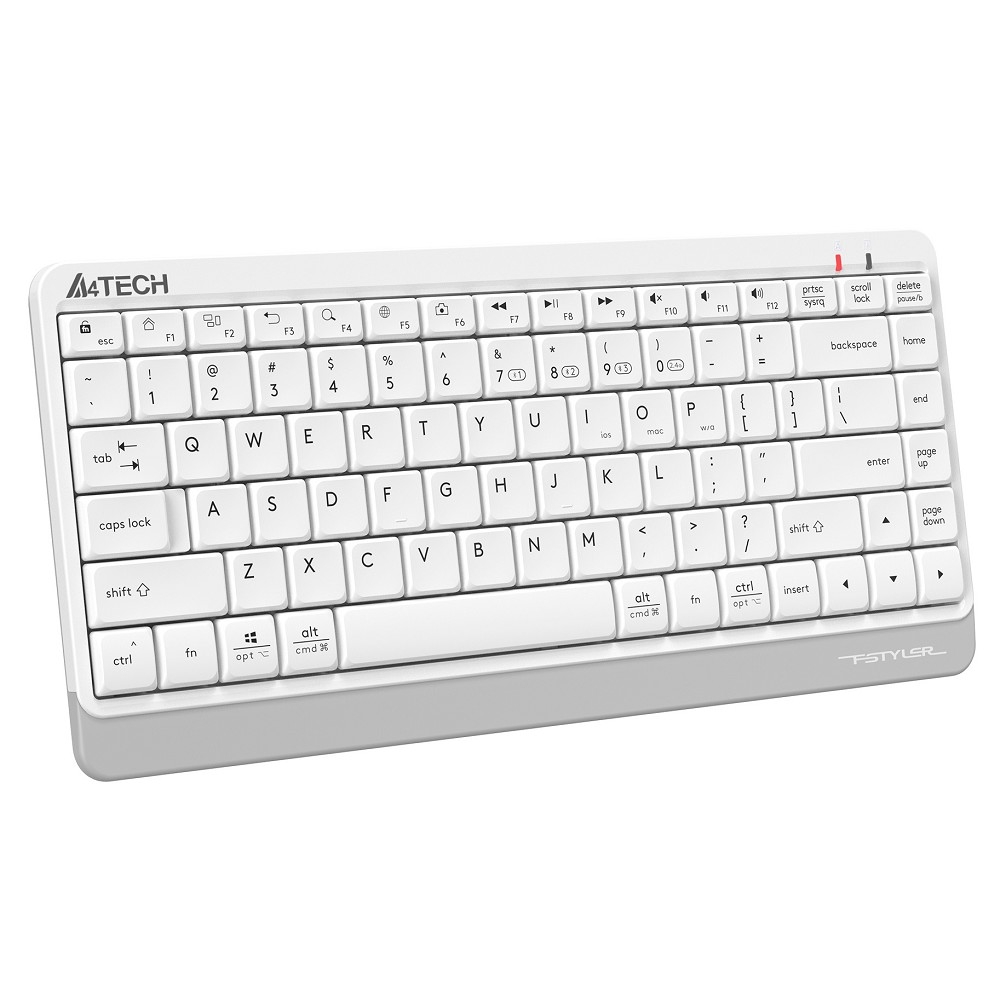 Клавиатура A4Tech Fstyler FBK11 белый/серый USB беспроводная BT/Radio slim [1595335]