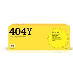 T2 CLT-Y404S Картридж TC-S404Y для Samsung Xpress SL-C430/C430W/C480/C480W/C480FW (1000стр.) жёлтый, с чипом