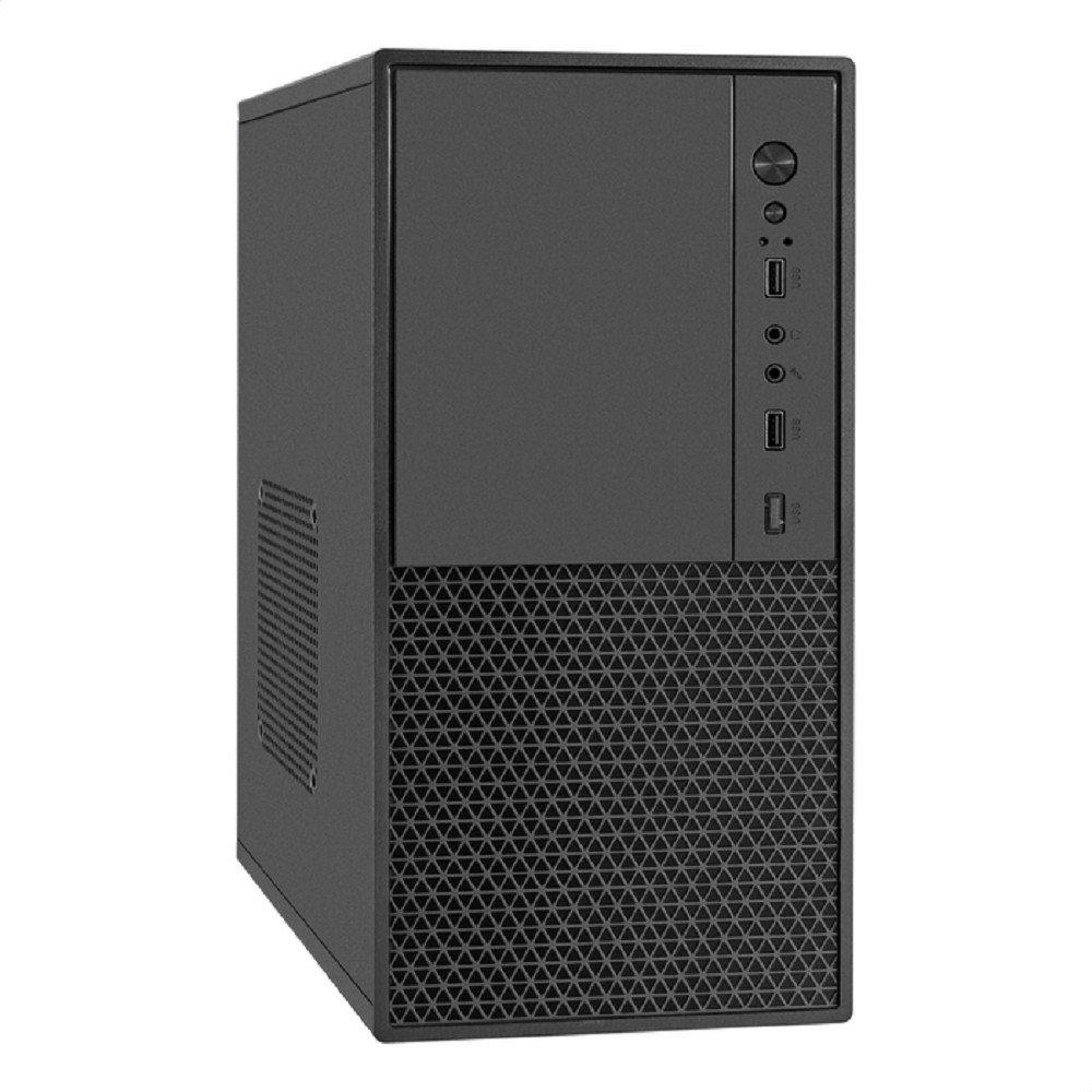 Exegate EX299403RUS Корпус Minitower ExeGate BAA-308M-AA500 (mATX, БП AA500 с вент. 8см, 2*USB, HD Audio, черный)