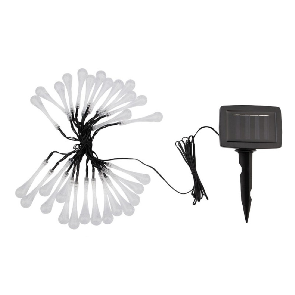 Rexant 602-239 Каскад Lamper Сталактит LED 5 м с аккумулятором и выносной солнечной панелью 1 м, IP65, 2 режима работы (мигание и постоянное)