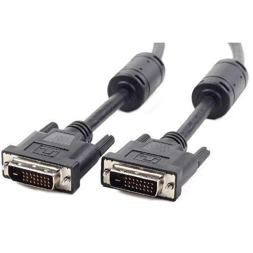Кабель DVI-D dual link Cablexpert CC-DVI2L-BK-10, 25M/25M, 3.0м, CCS, черный, экран, феррит.кольца,