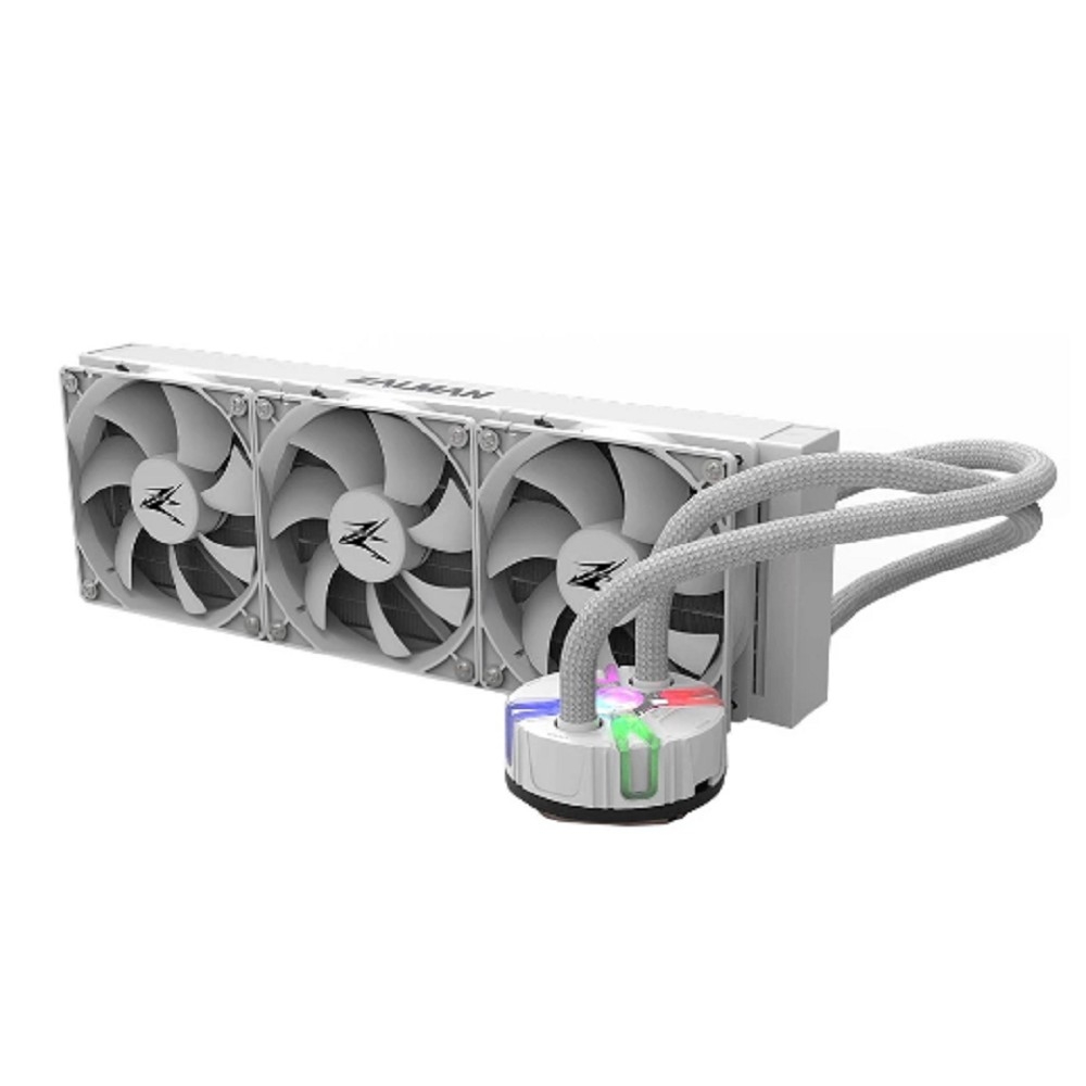 ZALMAN <Reserator5 Z36 White> 360mm Liquid Cooler (4пин, 115x/1200/2011-3/1366/2066/AM4,37дБ,2000об/мин, вод.охл)