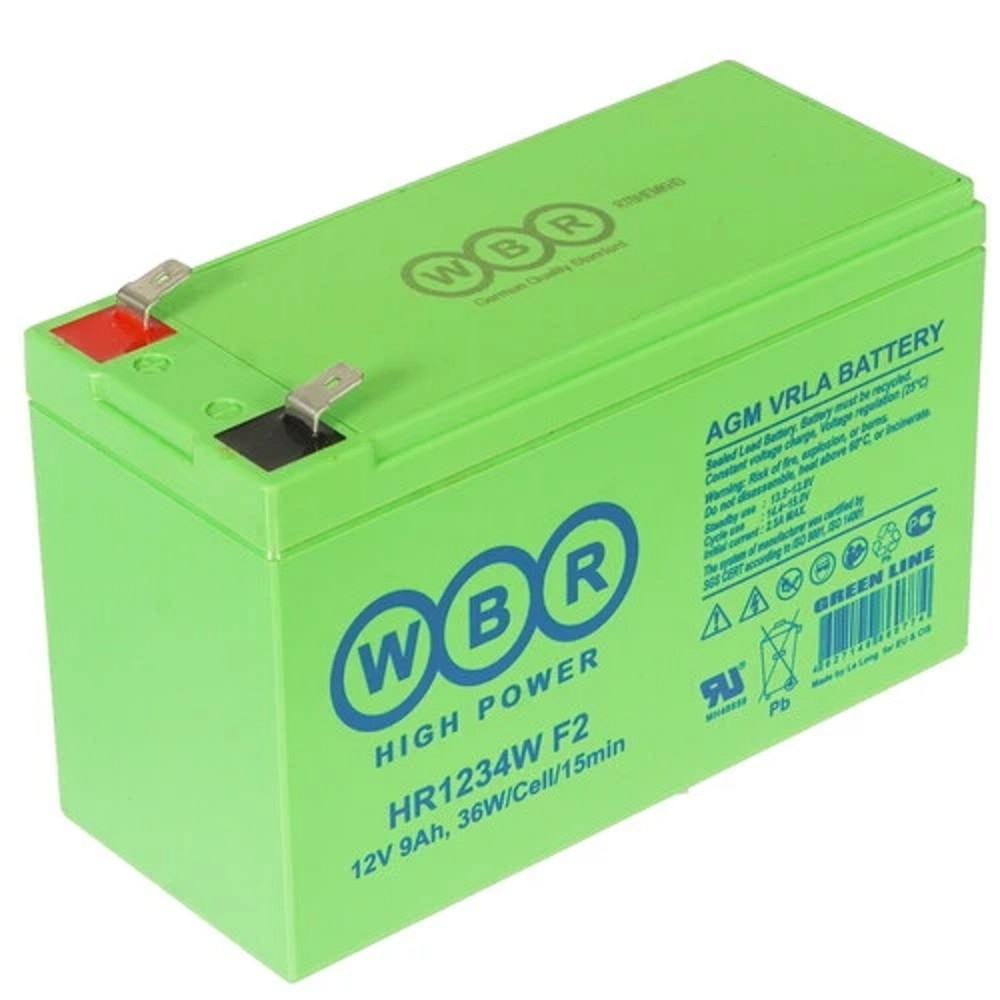 WBR Батарея HR1234W F2(12V/9Ah) (34W/36W)