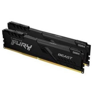 Оперативная память Kingston 16GB 2666MHz DDR4 CL16 DIMM (Kit of 2) FURY Beast Black