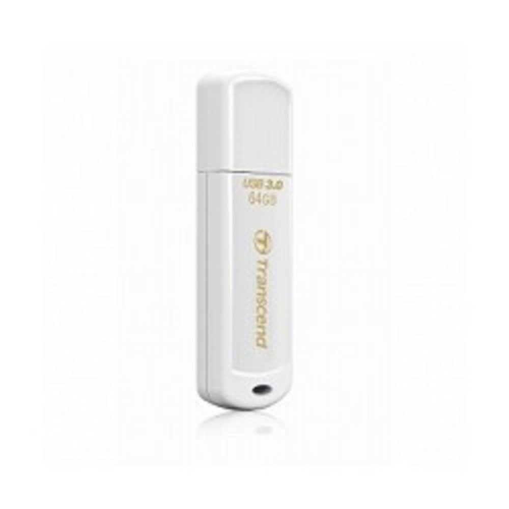 USB накопитель Transcend - JetFlash 730, USB Type A (USB 3.2 Gen 1), 64 ГБ, write speed-25MB/s, read speed-80MB/s, цвет белый, TS64GJF730