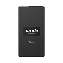 TENDA PoE15F Compatible With IEEE 802.3af Compliant PDs, plastic case; 2 10/100bps RJ45 Port;Power Supply 15W Max( 48V DC )