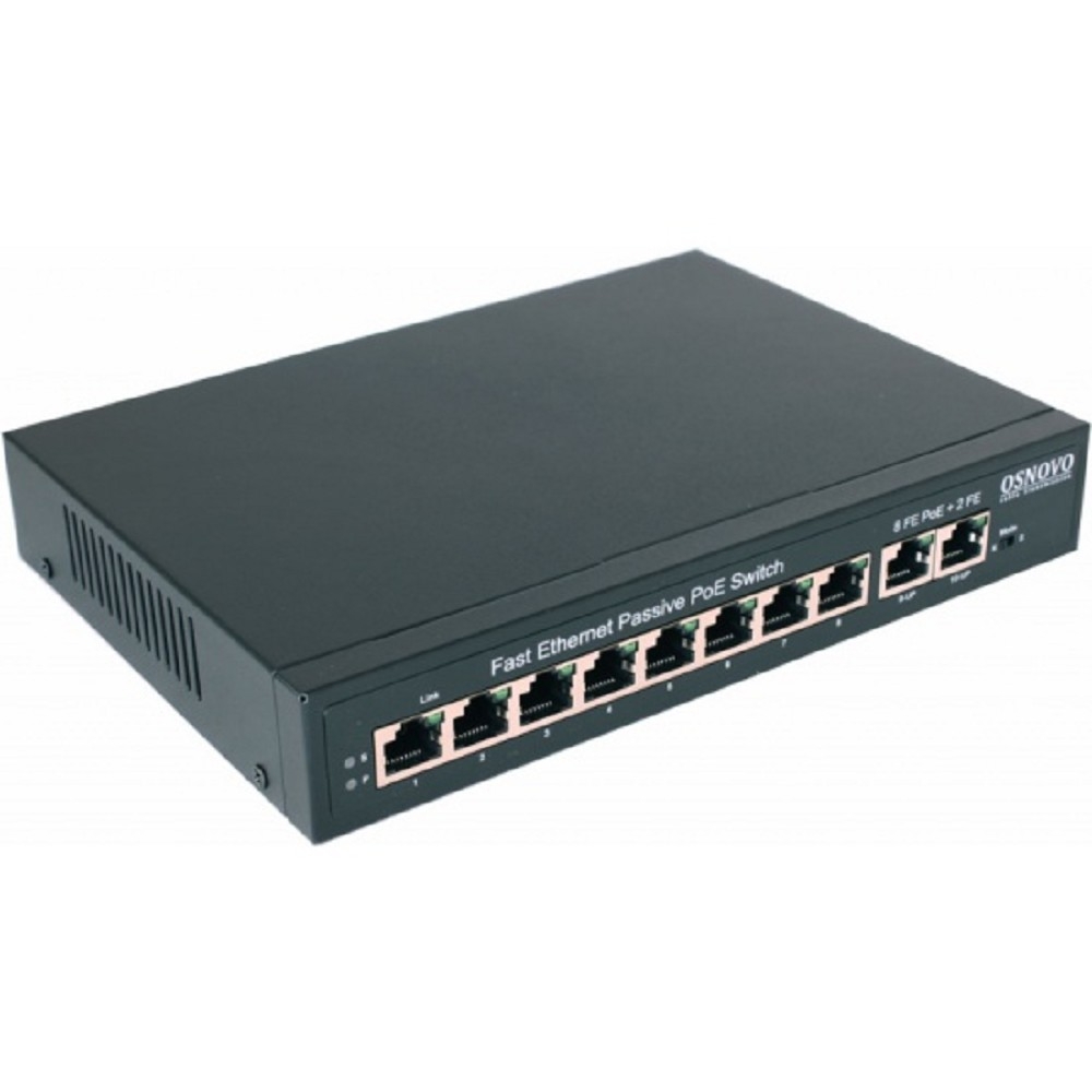 SW-21000/A(120W) Passive PoE коммутатор Fast Ethernet на 10 портов.