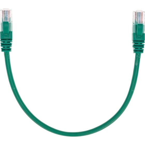 Патч-корд U/UTP, CAT 5e, RJ45-RJ45, 26AWG, LSZH, зеленый, 0,3м  REXANT (02-0106-03)
