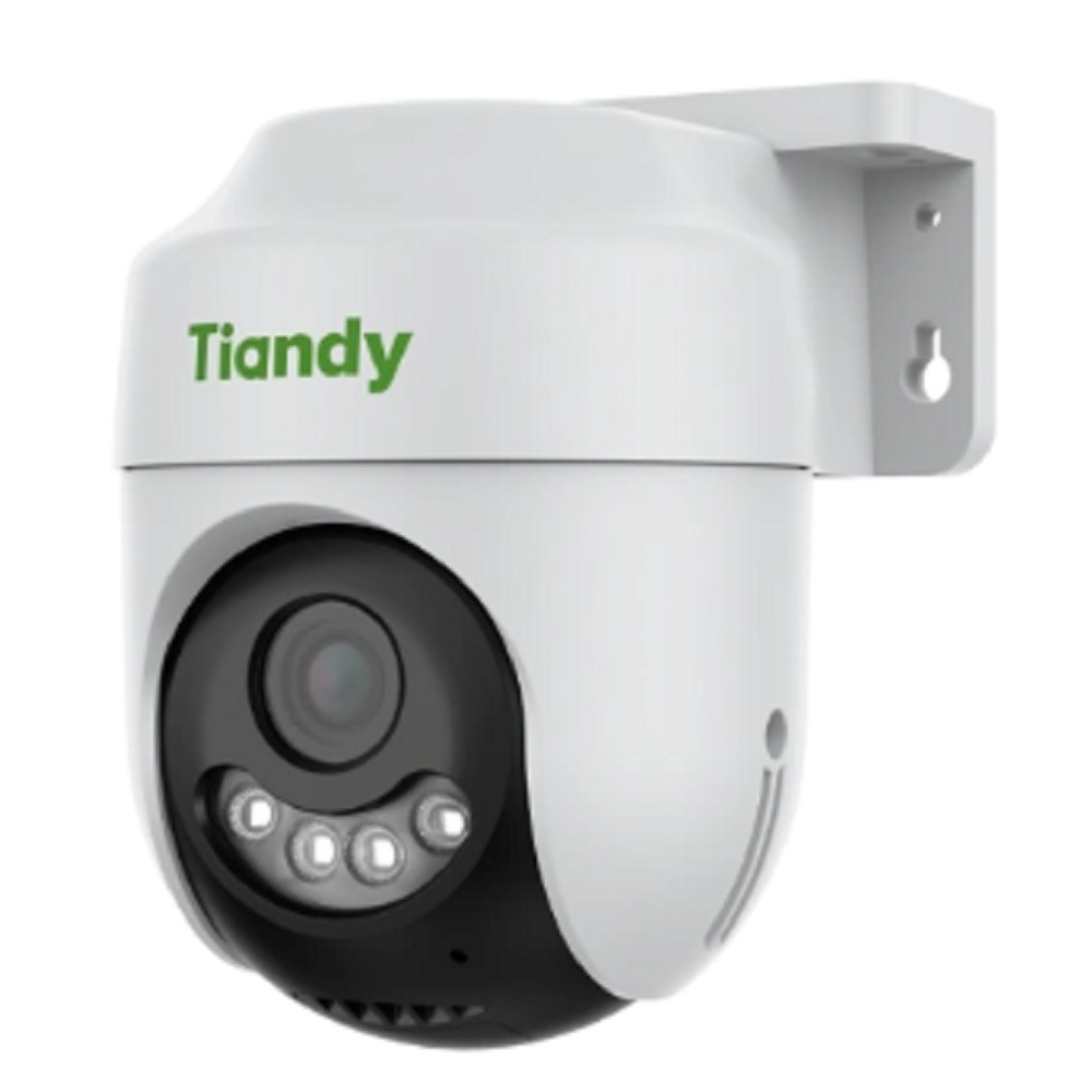Tiandy TC-H333K Spec:AK/I5W/WIFI/Eu/4mm компактная поворотная уличная, 3Мп, 2304х1296@20к/c, DWDR, цвет: 0.002лк, S+265, H.265(HP), S+264, H.264(HP, MP, BP), объектив 4мм, встроенные микрофон и динами