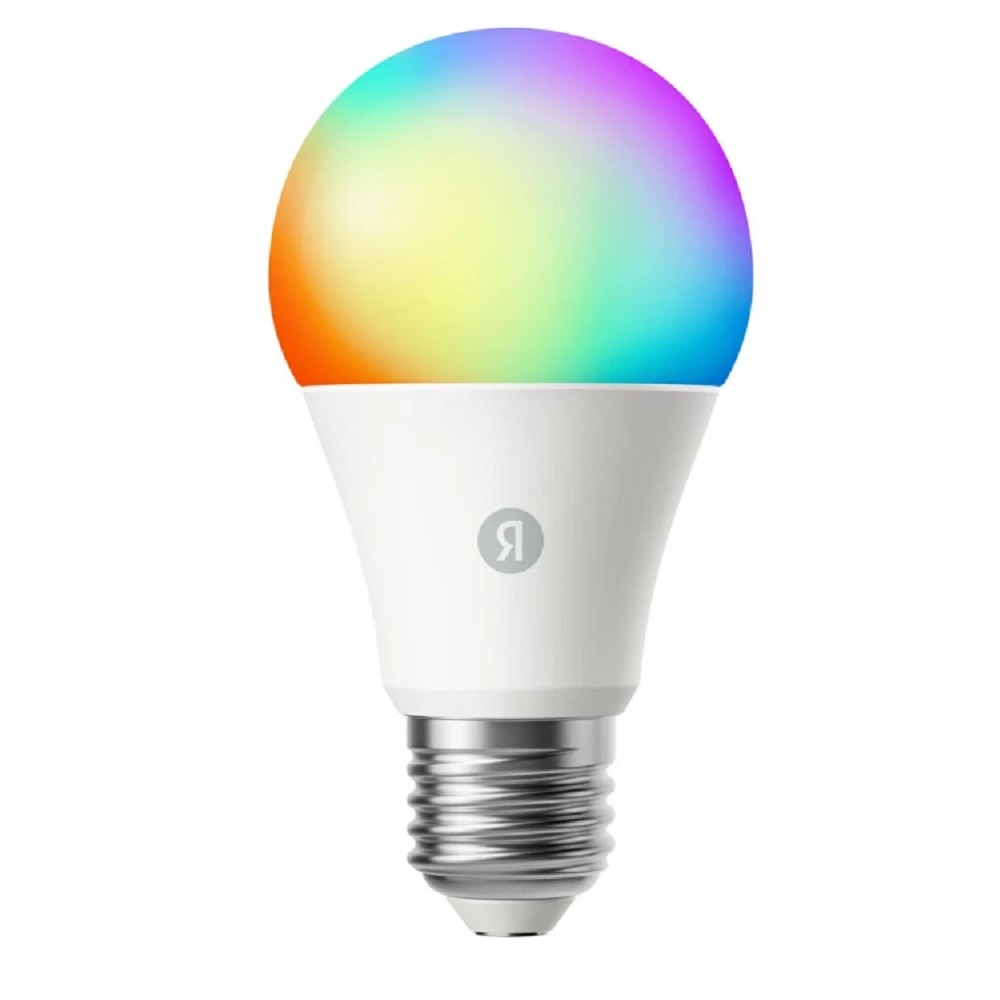 Яндекс Умная лампочка Е27, RGB, 806 Лм, Matter over Wi-Fi