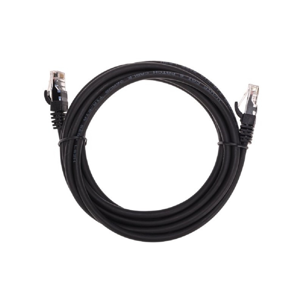 Патч-корд U/UTP Rexant cat. 6, RJ45-RJ45, неэкранированный, 26AWG, LSZH, черный, 3 м