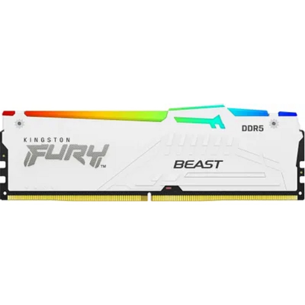 Память DDR5 16GB 6000MHz Kingston KF560C30BWA-16 Fury Beast RGB RTL Gaming PC5-48000 CL30 DIMM 288-pin 1.4В kit single rank с радиатором Ret