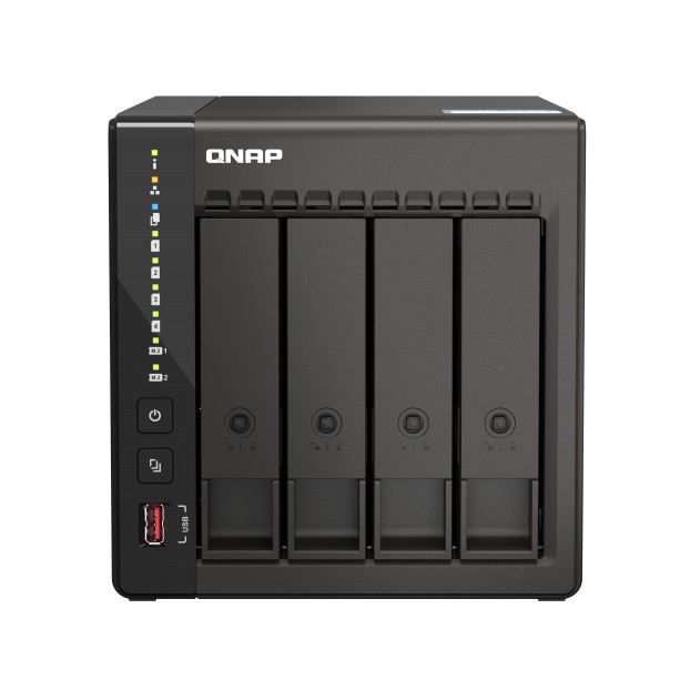 Сетевое хранилище NAS Qnap Original TS-453E-8G 4-bay настольный Celeron J6412