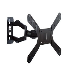 Kromax GALACTIC-45 black, Кр. стал. наст. для TV 22"-65", max 35 кг, 5 ст св., нак. 3+10°, пов. 180°, от ст. 60-492 мм, max VESA 400x400 мм.