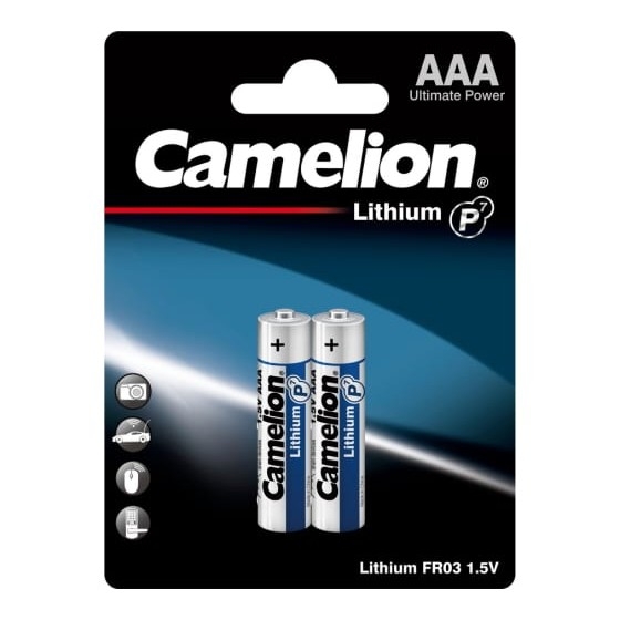 Camelion Lithium BL2 FR03 (FR03-BP2, батарейка,1.5В)