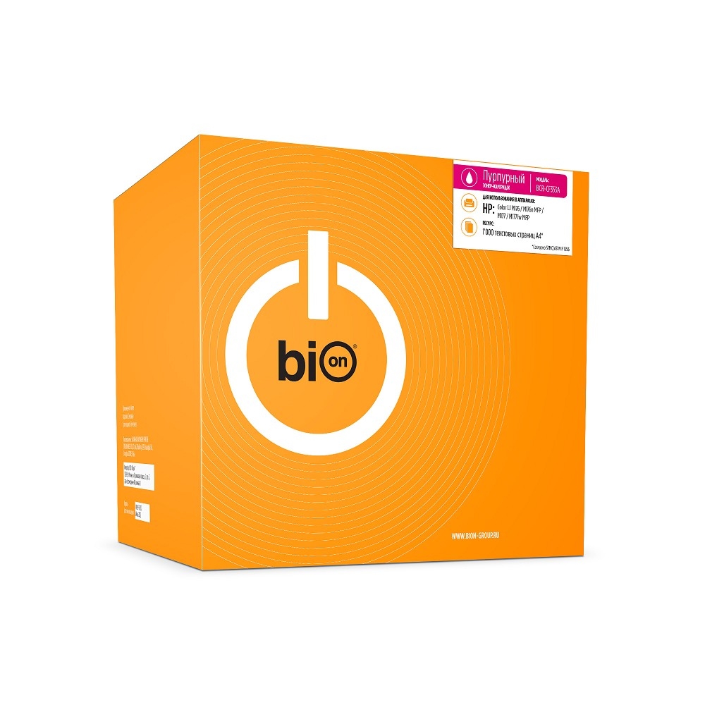 Bion BCR-CF353A Картридж для HP LaserJet Pro MFP{ M176/M176FN/M177/M177FW}(1000  стр.), Пурпурный, с чипом
