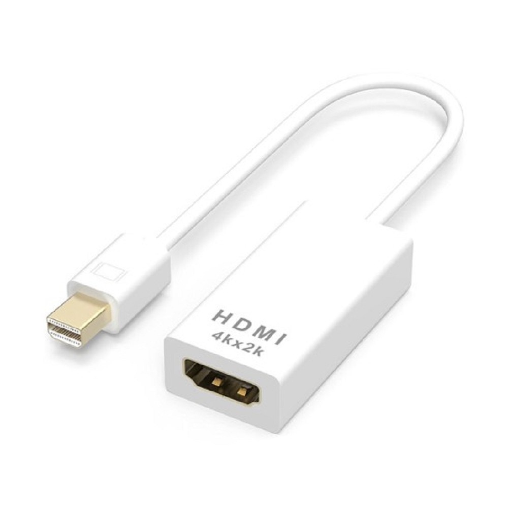 ORIENT Кабель-адаптер C315W 4Kx2K Mini DP1.2 M -> HDMI F, длина 0.2 метра, белый (30977)