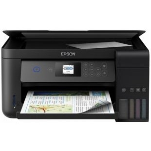 МФУ струйное Epson L4160 (C11CG23403), 4-цветный струйный СНПЧ принтер/сканер/копир A4, 33стр/мин, 5760 optimized dpi, дуплекс, CR, LCD, USB2.0, WiFi