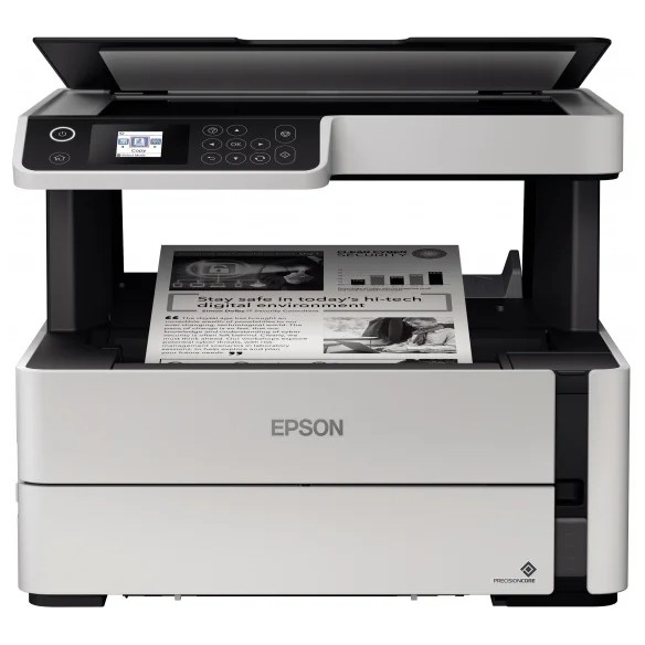 Epson M2170 МФУ  (C11CH43404/C11CH43402) {A4,ч/б, 1200х2400, 39стр/мин, USB 2.0,Wi-Fi, Ethernet (RJ-45), дисплей 3,7см}
