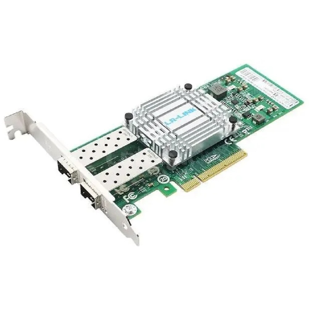 Сетевая карта LR-LINK - Intel 82599ES, 10 Гб/с, SFP PLUS, 2-port, PCI Express, x8, PCIe, LREC9802BF-2SFP+