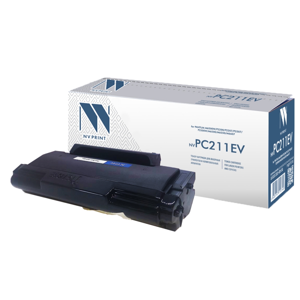 Картридж NVPrint NV-PC211EV для Pantum M6500W/P2200/P2207/P2507/P2500W/M6500/M6550/M6607 (1600k) (NV-PC211EV)