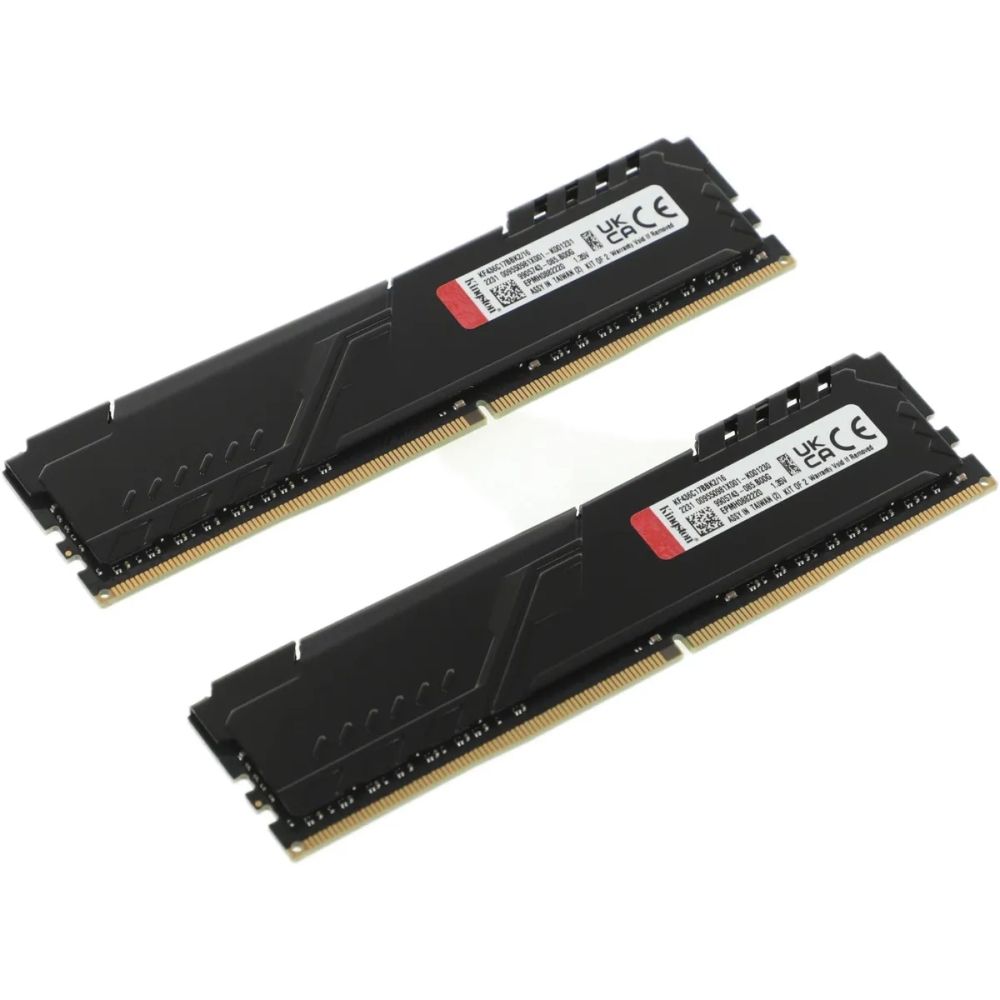 Kingston DDR4 DIMM 16GB Kit 2x8Gb KF436C17BBK2/16 PC4-28800, 3600MHz, CL17