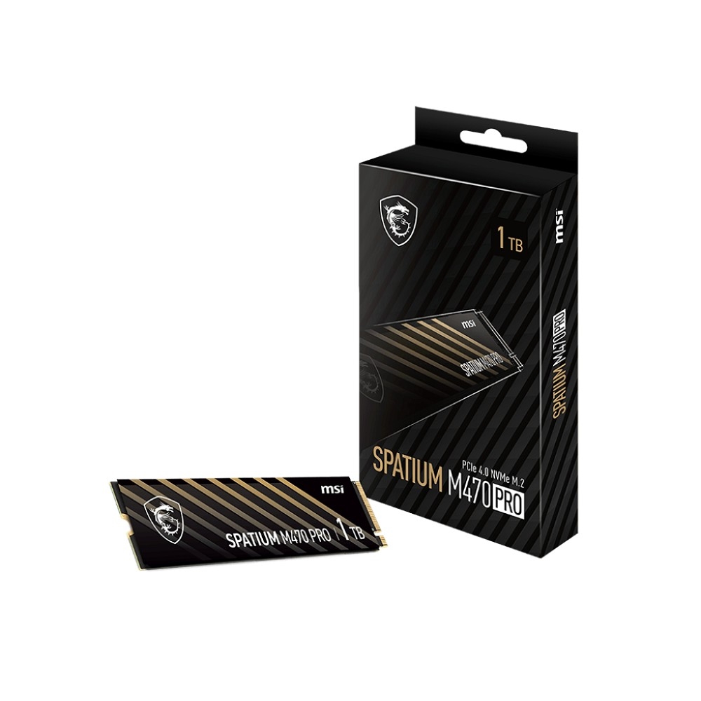 MICROSTAR Твердотельный накопитель  M.2 2280 1TB SPATIUM M470 PRO Client SSD S78-440L0J0-P83, PCIe Gen4x4 with NVMe