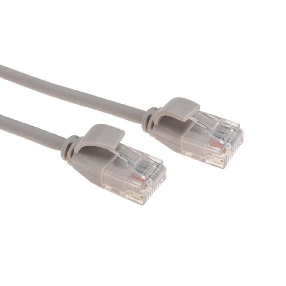 Rexant (02-0380-2) Патч-корд U/UTP, CAT 6A (10G), RJ45-RJ45, 28AWG, LSZH, серый, 2м