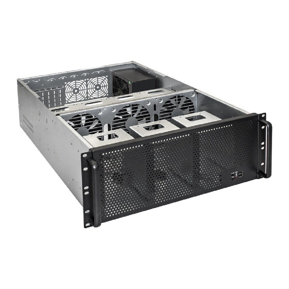 Exegate EX300109RUS Серверный корпус ExeGate Pro 4U650-18 <RM 19", высота 4U, глубина 650, БП 1000PAS, USB>